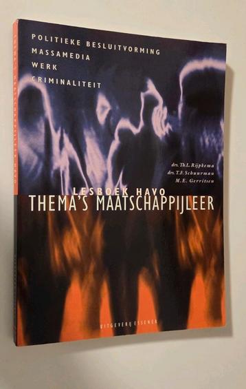 Th. L. Rijpkema - Lesboek maatschappijleer Havo beschikbaar voor biedingen
