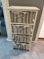houten kastje, Huis en Inrichting, Kasten | Ladekasten, Ophalen, Gebruikt, 1 of 2 laden, 50 tot 100 cm