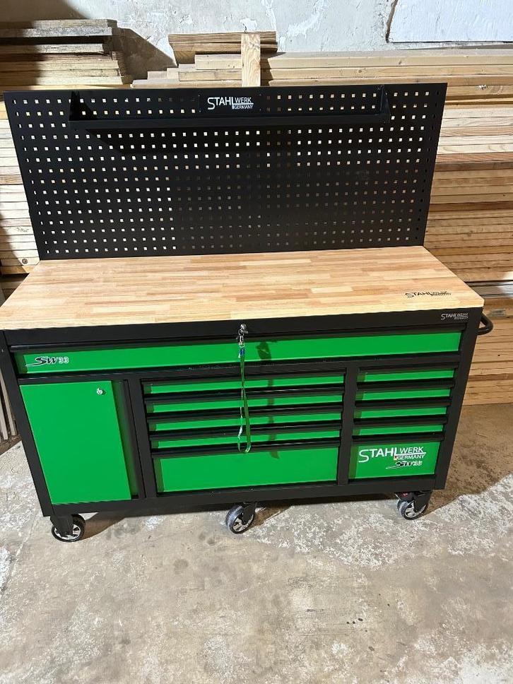 Gereedschapswagen STAHLWERK GERMANY SW33  1050 onderdelen, Diensten en Vakmensen, Auto en Motor | Monteurs en Garages