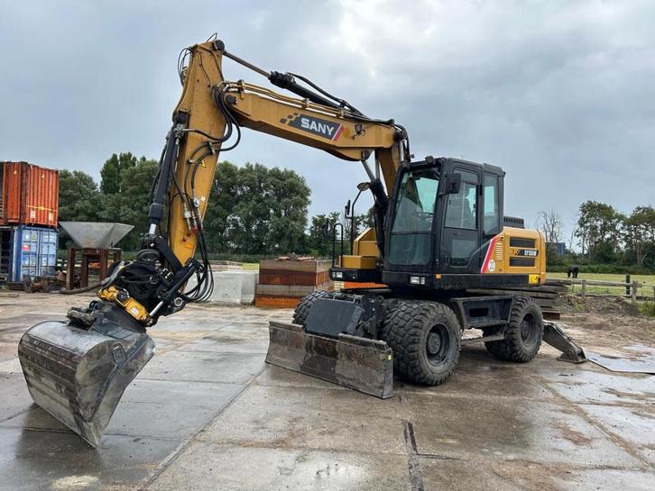 SANY SY155W mobiele graafmachine, Zakelijke goederen, Machines en Bouw | Kranen en Graafmachines, Graafmachine, Ophalen of Verzenden