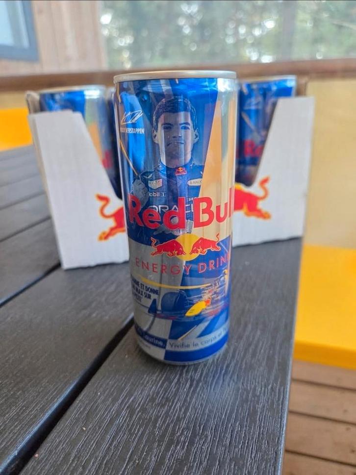 Red Bull Max Verstappen Blikje, Verzamelen, Overige Verzamelen, Nieuw, Ophalen of Verzenden