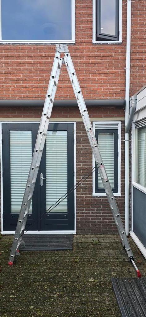 Altrex 2x12 Reform Ladder, Doe-het-zelf en Verbouw, Ladders en Trappen, Gebruikt, Ladder, 4 meter of meer, Opvouwbaar of Inschuifbaar