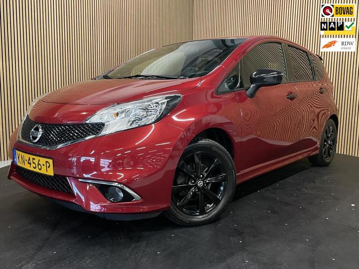 Nissan Note 1.2 |BLACK EDITION|LEDER|TREKHAAK|NAVI|AIRCO|CRU, Auto's, Nissan, Bedrijf, Te koop, Note, ABS, Airbags, Airconditioning