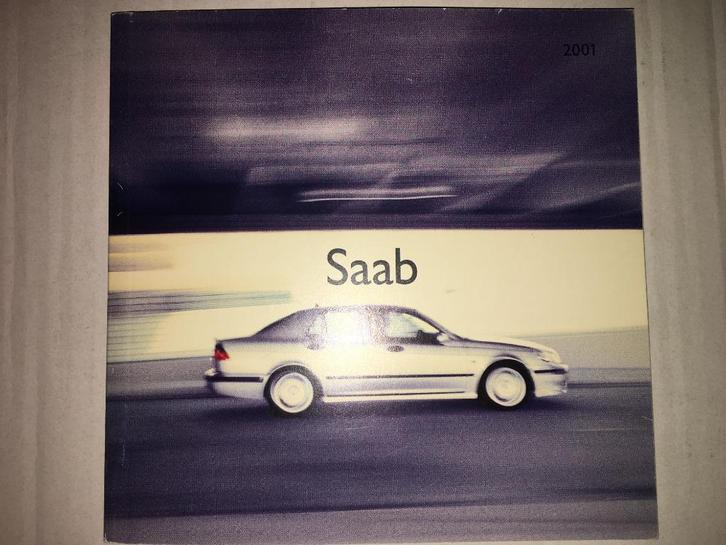 Saab 9-3 9-5 Cabriolet Coupé Aero brochure folder 2000 2001, Boeken, Auto's | Folders en Tijdschriften, Zo goed als nieuw, Overige merken