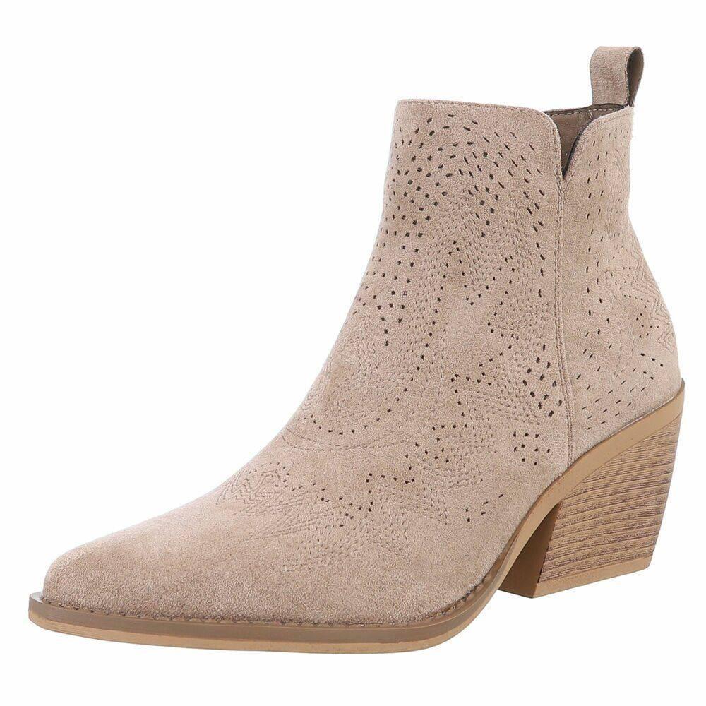 Dames cowboy western enkellaarzen khaki 36 37 38 39 40 41, Kleding | Dames, Schoenen, Info@lunamex.com, Lage of Enkellaarzen, Nieuw