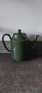 Vintage groene emaille theepot, Antiek en Kunst, Antiek | Emaille, Ophalen