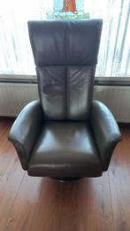 leren elektrische relax stoel, Huis en Inrichting, Stoelen, Ophalen, Gebruikt, Overige kleuren, Leer