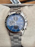 Seiko SBTQ071 chronograaf horloge, Staal, Nieuw, Ophalen of Verzenden, Seiko