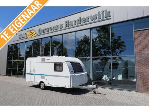 Adria Aviva 442 PH +VOORTENT+ALKO BEUGEL, Caravans en Kamperen, Caravans, Bedrijf, tot en met 4, 750 - 1000 kg, Treinzit, Adria