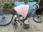 Roze Driewieler met Duwstang Qplay, Ophalen, Zo goed als nieuw, Onbekend, Duwstang