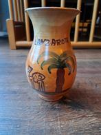 Vaas uit Lanzarote, Gebruikt, Overige kleuren, Aardewerk of Porselein, Ophalen of Verzenden