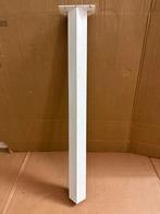 Tafelpoot zgan 72 cm / 5/5 cm wit, Huis en Inrichting, Tafelonderdelen, Ophalen of Verzenden, Zo goed als nieuw, Rond, 50 tot 100 cm