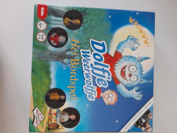 Dolfje Weerwolfje Bordspel - Leuk familiespel!, Hobby en Vrije tijd, Gezelschapsspellen | Bordspellen, Zo goed als nieuw, Een of twee spelers