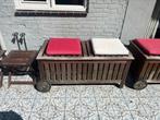 Ikea Nammaro tuinkist voor kussen., Tuin en Terras, Tuinsets en Loungesets, Gebruikt, Hout, Ophalen, 2 zitplaatsen
