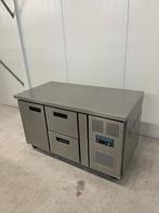 Horeca rvs koelwerkbank koelkast koeling werkbanken 2 laden, Zo goed als nieuw, Minder dan 100 cm, 50 tot 75 cm, 50 tot 100 cm
