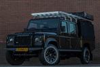 Land Rover Defender 2.4 TD 130 Crew Cab, Origineel NL, 146.0, Auto's, Stof, Gebruikt, Zwart, 4 cilinders