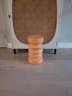 Hk living stoneware bijzettafel, Huis en Inrichting, Tafels | Bijzettafels, Minder dan 55 cm, Rond, Zo goed als nieuw, Ophalen