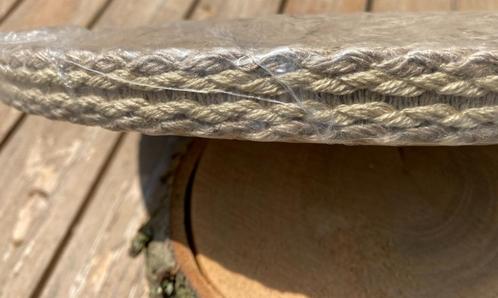 SIERBAND TASSENBAND GEWEVEN TOUW BEIGE 22 MM 5 mtr NIEUW, Hobby en Vrije tijd, Naaien en Fournituren, Nieuw, Lint, Band of Elastiek