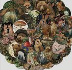 Dieren stickers 50 stuks herfst snailmail ephemera journal, Verzenden, Nieuw, Meerdere stickers