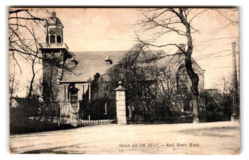 De Bilt, Ned. Herv. Kerk. Nauta 7226, Verzamelen, Ansichtkaarten | Nederland, Ongelopen, Utrecht, Voor 1920, Verzenden
