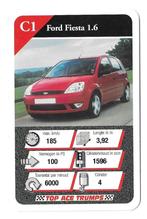 Kwartetkaart Ford Fiesta 1.6, Ophalen of Verzenden, Zo goed als nieuw, Auto's