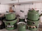 Veel groen emaille, Ophalen of Verzenden