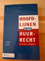 A.M. Kloosterman - Hoofdlijnen in het huurrecht, Ophalen of Verzenden, Zo goed als nieuw, A.M. Kloosterman; H.J. Rossel; J.P. van Stempvoort