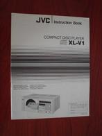 JVC XL-V1 CD Speler Gebruiksaanwijzing User Manual Vintage, Audio, Tv en Foto, Cd-spelers, Ophalen of Verzenden, JVC, Zo goed als nieuw