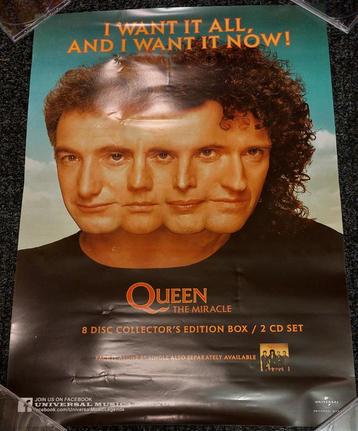 Queen PROMO POSTER The Miracle Freddie Mercury beschikbaar voor biedingen