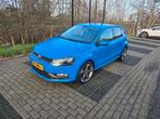 Volkswagen Polo 1.0 TSI 55KW 2014 Blauw, Euro 5, Stof, Zwart, Blauw