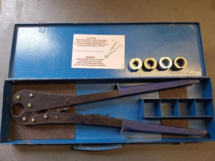 Klauke / Uponor Handperstang Perstang 14-16-18-20, Auto diversen, Autogereedschap, Zo goed als nieuw, Ophalen of Verzenden