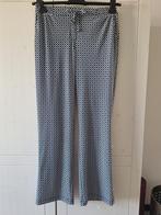 travel broek merk Sensia zwart witte print, Maat 38/40 (M), Zwart, Zo goed als nieuw, Lang
