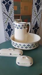 Vintage Lampetset met Spiegel, Antiek en Kunst, Ophalen