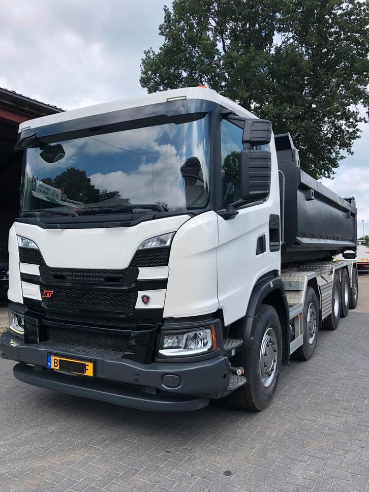 Scania G500 XT Hiab multi-lift 10X4 214.000 KM! BJ 2019, Auto's, Vrachtwagens, Bedrijf, Scania, Diesel, Euro 6, Ophalen