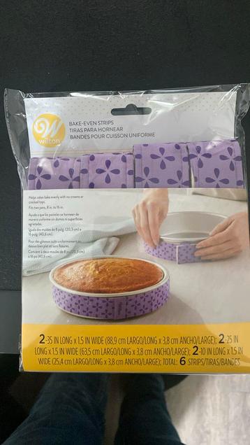 Wilton bake-even strips 6 stuks beschikbaar voor biedingen
