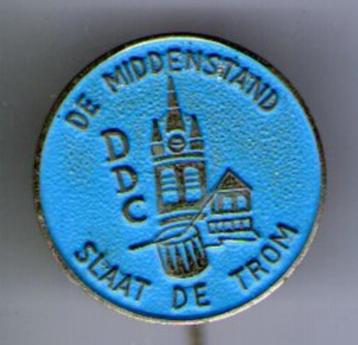 De middenstand slaat de trom zilverkl speldje ( U_486a ) beschikbaar voor biedingen