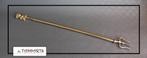 Messing Lincoln Imp drietand vork, 47 cm lang, Antiek en Kunst, Ophalen of Verzenden