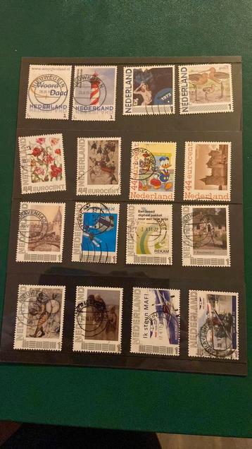 Persoonlijke Postzegels Nederland Gestempeld beschikbaar voor biedingen