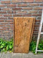 Twee decoratieve antieke DIKKE houten panelen, Ophalen