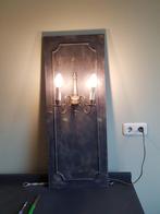 Unieke wandlamp, Huis en Inrichting, Lampen | Wandlampen, Ophalen of Verzenden, Gebruikt, Metaal