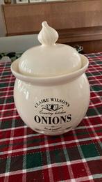 Grote uien voorraadpot, Ophalen, Zo goed als nieuw, Overige materialen, Pot, Bus of Blik