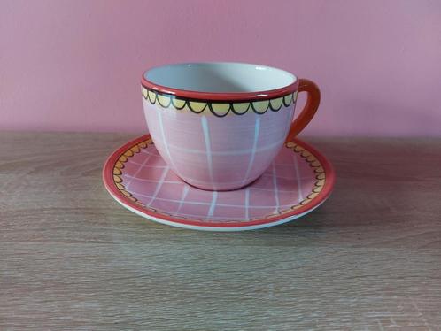 Blond Amsterdam theekop en schotel, Huis en Inrichting, Keuken | Servies, Zo goed als nieuw, Kop(pen) en/of Schotel(s), Blond Amsterdam