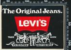 Sticker: Levis - The Original Jeans, Verzamelen, Ophalen of Verzenden, Zo goed als nieuw, Bedrijf of Vereniging