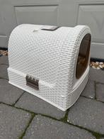 Zeer nette witte Curver kattenbak, Ophalen of Verzenden, Zo goed als nieuw, Gesloten
