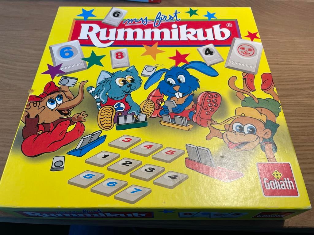 Mijn Eerste Rummikub - Goliath, Een of twee spelers, Ophalen of Verzenden, Gebruikt