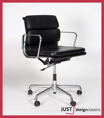 Vitra ea 217 Zwart Leder Gepolijst (voorraad:20) beschikbaar voor biedingen