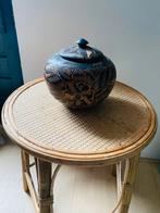 Mooie wereldse Indiase sierpot, Ophalen of Verzenden, Zo goed als nieuw, Rond, Minder dan 55 cm