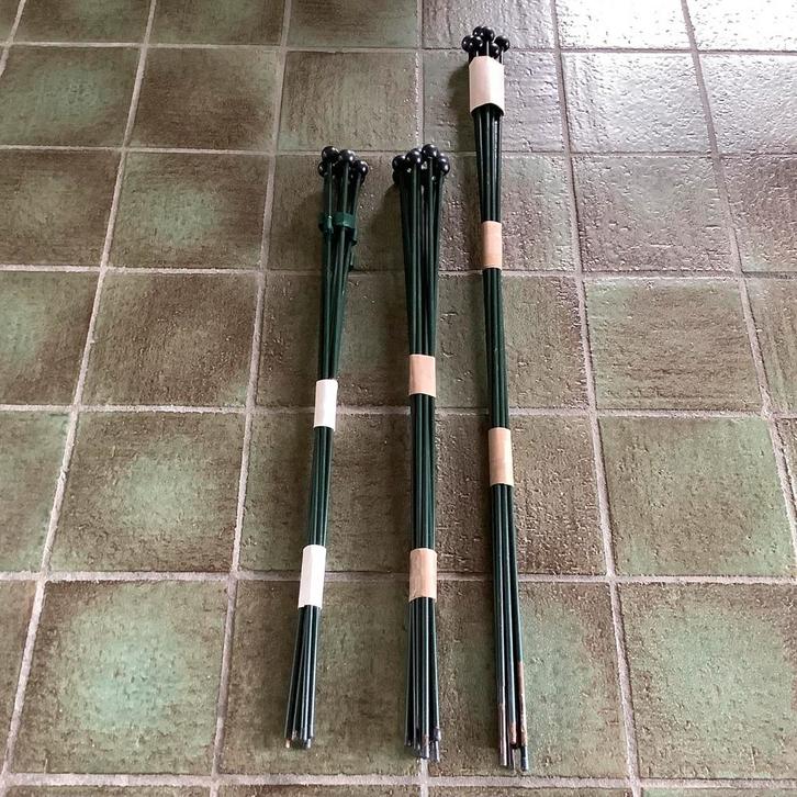 IJZER STERKE PEACOCK STOKKEN, Tuin en Terras, Schuttingen, Gebruikt, IJzer, Minder dan 1 meter, Minder dan 3 meter, Ophalen of Verzenden