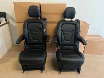 2 luxe lederen stoelen Mercedes V-Klasse (2018)– Nette Staat beschikbaar voor biedingen