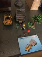 Playmobil safariauto en dino, Complete set, Ophalen of Verzenden, Zo goed als nieuw